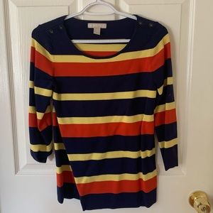 Banana Republic Women’s striped 3/4 length sleeve